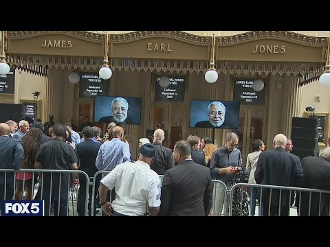 James Earl Jones Theatre unveiled