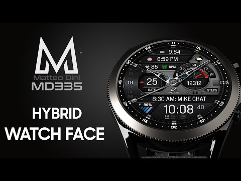 MD335 Hybrid watch face