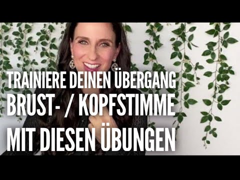 Trainiere deinen Übergang Brust- / Kopfstimme mit diesen Gesangsübungen