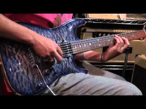 Suhr Carve Top Standard ≪Korina≫Whale Blue Burst