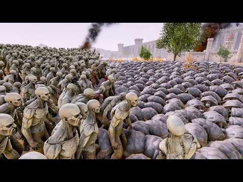 23 000 Tortoises VS 22 000 Zombies - UEBS 2 - Ultimate Epic Battle Simulator 2