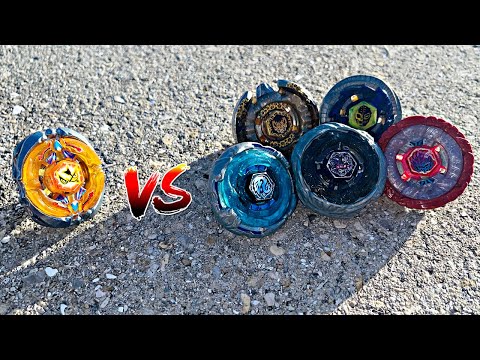 Beyblade Flash Sagittario 230WD vs Diablo Nemesis XD & His Henchmen (EPIC METAL FIGHT!!!)