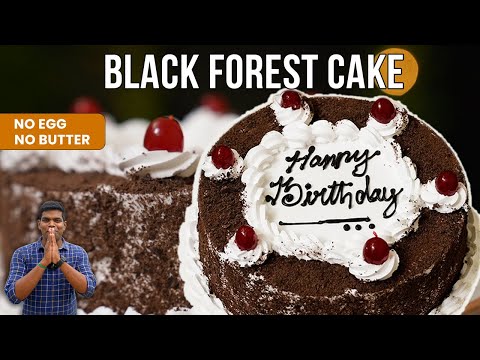 BIRTHDAY? நீங்களே செய்யலாம் Black Forest Cake Recipe in Tamil | CDK 1255 | Chef Deena's Kitchen