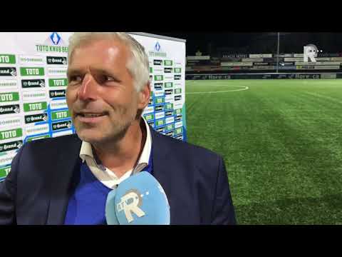 Noordwijk-coach Kees Zethof stuntte met 3-2 tegen Sparta