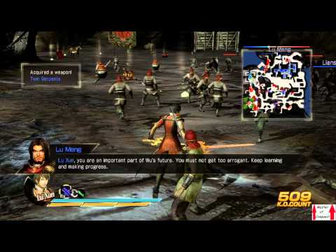 Dynasty Warriors 8 Wu Campaign Walkthrough Part 9 - Battle of Fan Castle