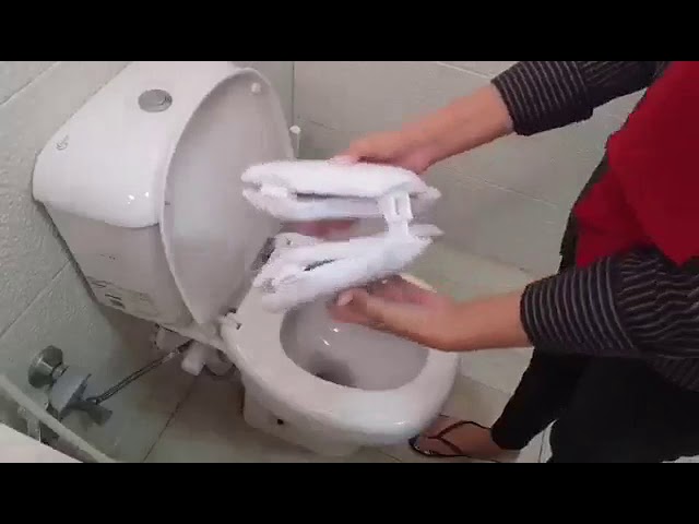 مقعد مرحاض  للطفل قابل للطي