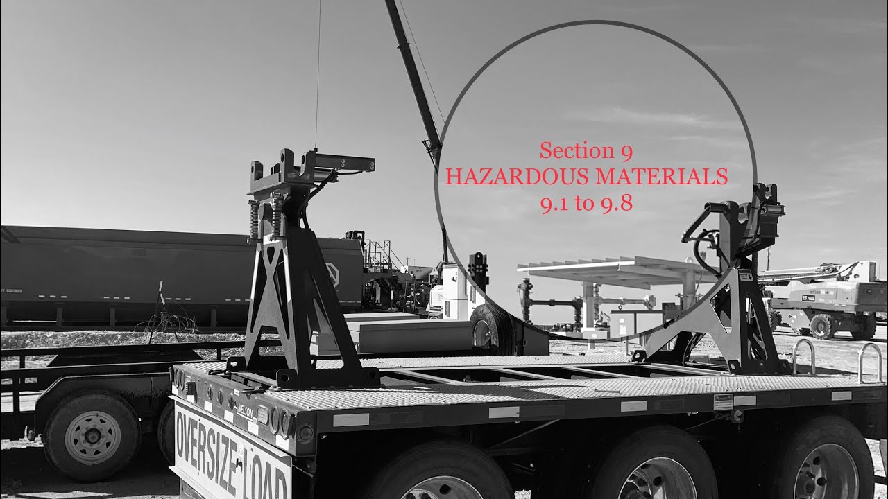 USA CDL (DMV) handbook Section 9 HAZARDOUS MATERIALS 9.1 to 9.8 lower 48