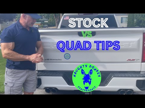 Stock vs Quad Exhaust Tips, Which one produces better sound for your 6.2 Silverado or Sierra