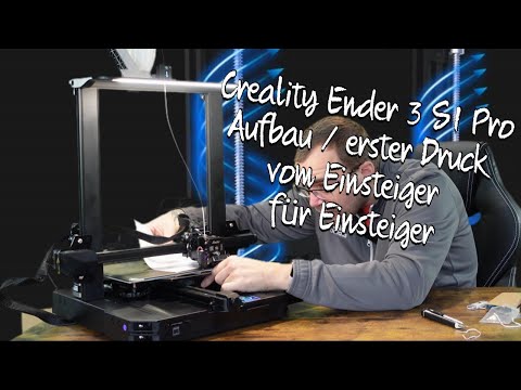 Creality Ender 3 S1 Pro Unboxing / Assembly / First Print / From Beginner to Beginner
