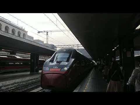 Italo Treno Napoli Cle-Brescia en Roma Termini.