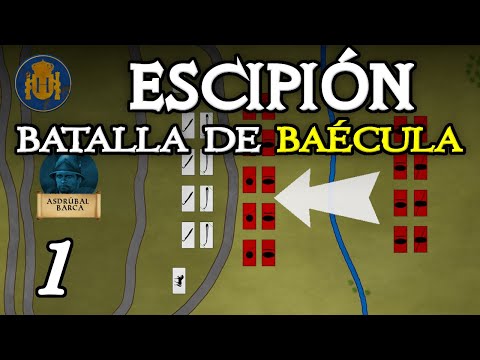 The FIRST BATTLE OF SCIPIO. The BATTLE of Baecula 1. Hasdrubal BARCA vs. SCIPIO the African