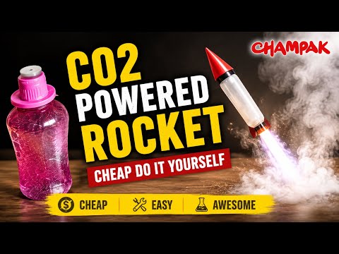Co2 Powered Rocket - Cheap Do it Yourself - Kids Science Experiments