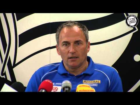 SK Sturm: Mediabriefing vor FK Austria Wien (27. Runde 2013/14)