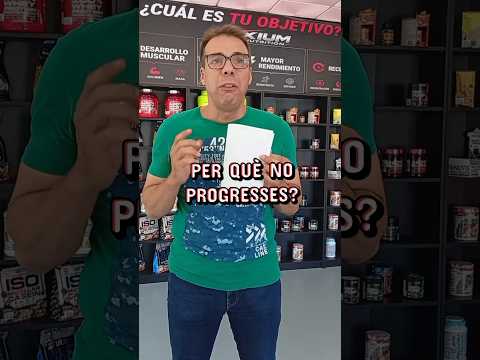 ¿Entrenas y no progresas?