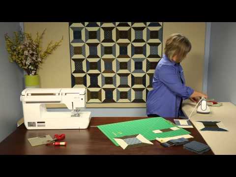 How to Make Quilting Quickly's "Perfect Union" Quilt: A Big Block Variation Of The "Spools" Pattern