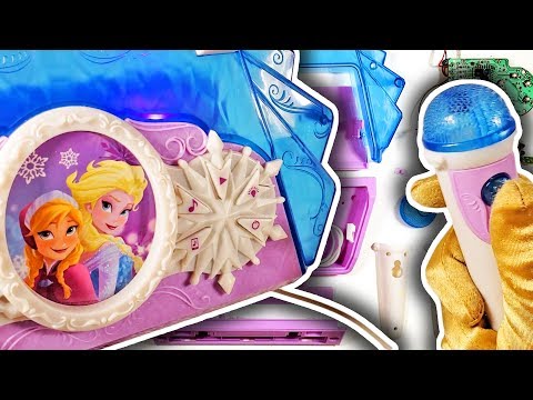 Disney Frozen Anna & Elsa Cool Tunes Sing Along TOY TEARDOWN!! See The Parts Inside