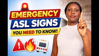 🚨 Emergency ASL Signs You NEED to Know! | Disaster & Crisis Communication