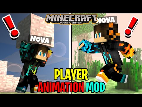 PLAYER ANIMATION MOD FOR MINECRAFT POCKET EDITION