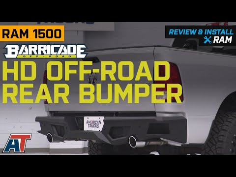 2009-2018 Ram 1500 Barricade HD Off-Road Rear Bumper Review & Install