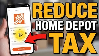 How to Reduce Sales Tax with Home Depot - Beginner Guide