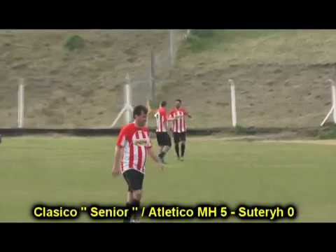 FUTBOL SENIOR : GOLES DEL CLASICO DE MONTE HERMOSO/// ATLETICO MH 5 - SUTERYH 0 ( 12-08-18)