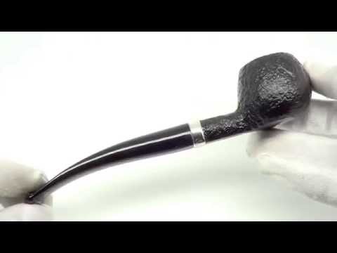 Dunhill Shell 1991 Prince Sitter Smoking Pipe WIth Silver Band From PIPELIST.COM