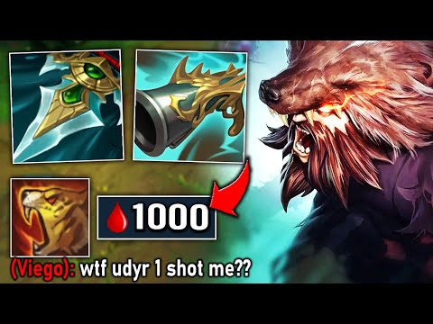 Udyr with only Lethality items is 100% unfair (One Shot Anyone with Q)