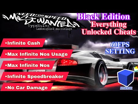 Need For Speed Most Wanted Black Edition Aethersx2 Cheats Code + 60FPS Setting File All Devices 2025