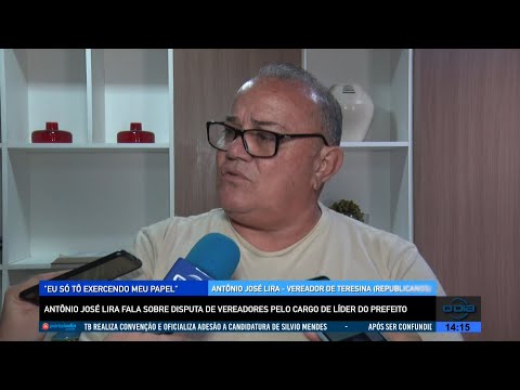 Antônio José Lira fala sobre disputa de vereadores pelo cargo de líder do Prefeito 28 07 2022