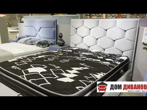 Матрас анатомический Angelo Pillowtop 8 см (Черный) в Тюмени - видео 2