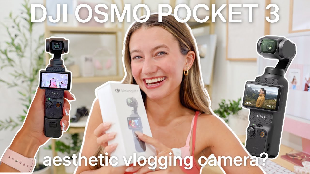 DJI OSMO POCKET 3 UNBOXING + REVIEW 🌟 the "shy girl vlog camera" every creator is buying...