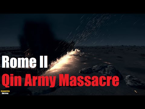 Rome II - Hero Qin Army Arrow Rain Massacre