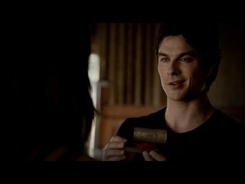 TVD 4x23 - Damon gives the cure to Elena but she denies it, she's not sired to him anymore | HD