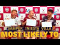 MOST LIKELY TO with INIESTA, VILLA and SAMPER