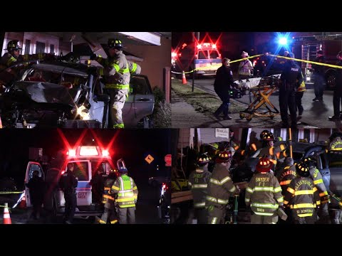 Williamsville FD | SUV into Structure with Extrication Required ** 02-20-2023 **