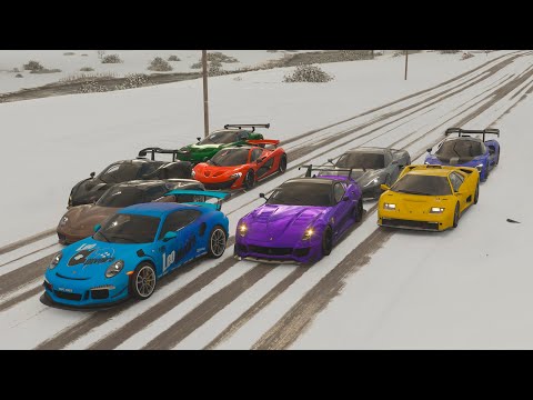 CORRIDA DE CLASSE X QUE VIROU UMA BAGUNÇA!! FORZA HORIZON 4