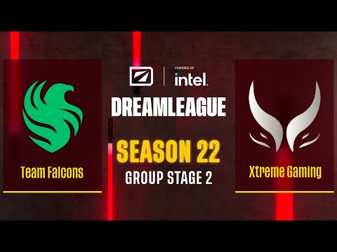 Dota2 - Team Falcons vs Xtreme Gaming - Game 1 - DreamLeague Season 22 - Group Stage 2