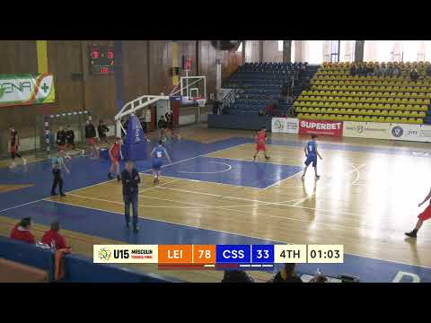 Turneul Final CN U15M: Leii București - CSS Târgu Jiu