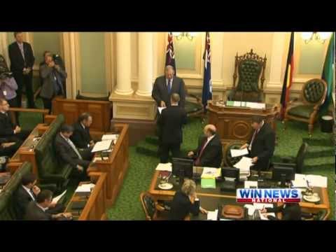 First Sitting Day in Queensland State Parliament 2012