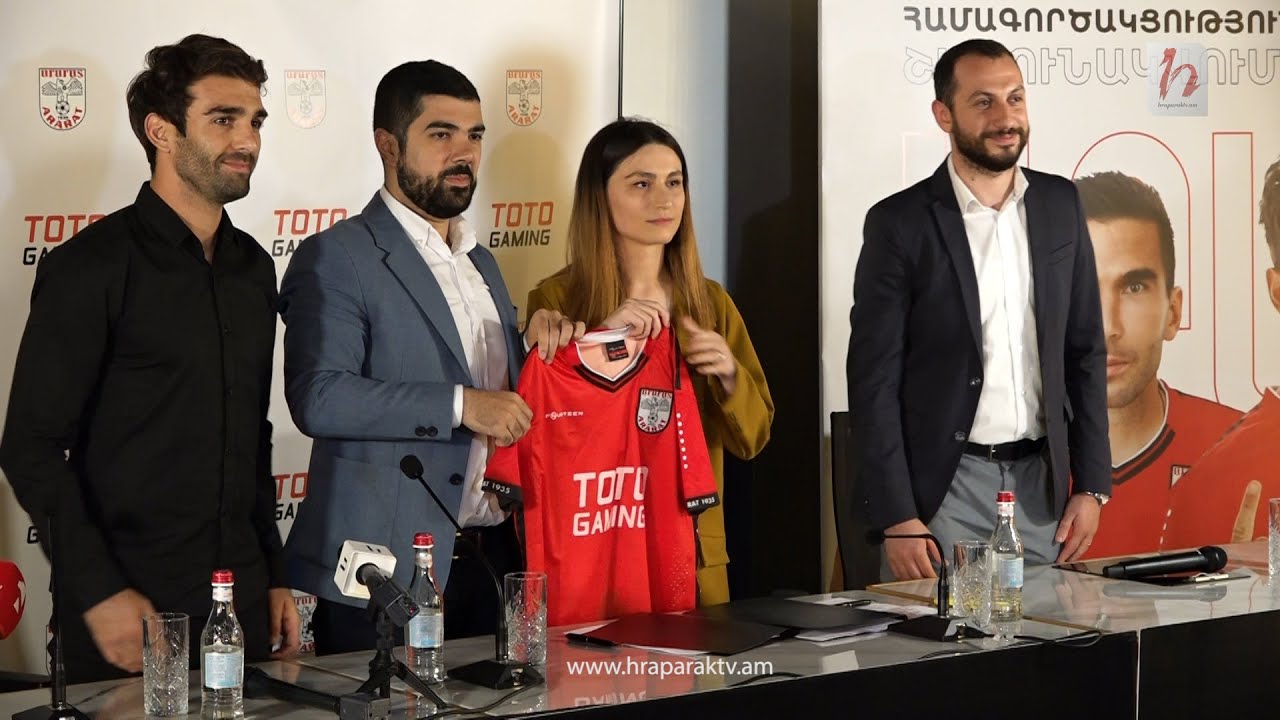 Մանոյանը՝ TotoGaming-ի դեսպան. TotoGaming-ի ու «Արարատի» համագործակցությունը շարունակվում է