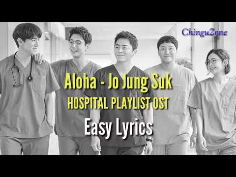 [EASY LYRICS] Aloha by Jo Jung Suk | Hospital Playlist OST