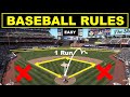 Baseball Rules For Beginners Easy Explanation