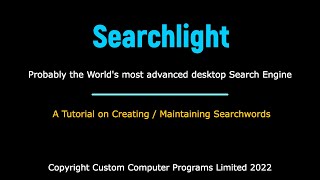 Searchlight - Searchwords