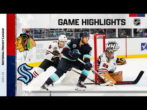 Blackhawks @ Kraken 1/17/22 | NHL Highlights