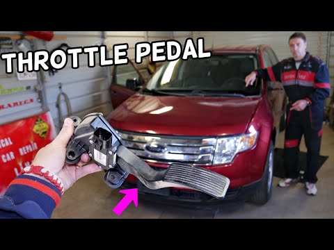 FORD EDGE GAS ACCELERATOR PEDAL REPLACEMENT REMOVAL. THROTTLE PEDAL