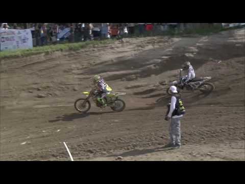 Jeremy Seewer passes Conrad Mewse FULLBACK MXGP of Lombardia - Italy MX2 Race 2