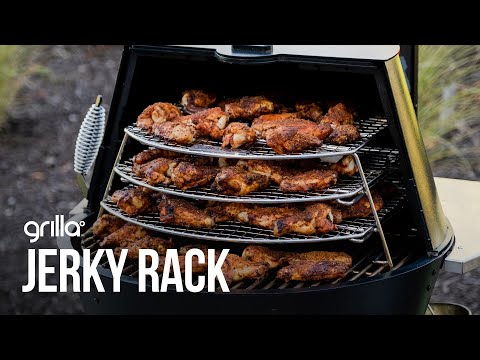 New Jerky Rack for the OG Grilla Grill | Stainless Steel | Adds 600 + Sq. Inches | Fits in Kamado