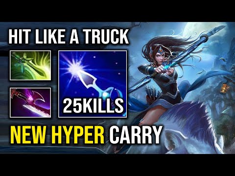 How to Play Mirana as a New Hyper Carry Full Right Click with Silver Edge Hit Like a Truck Dota 2