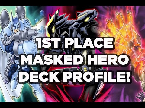 *YUGIOH* 1ST PLACE LOCALS: MASKED HERO DECK PROFILE! MAY 2015