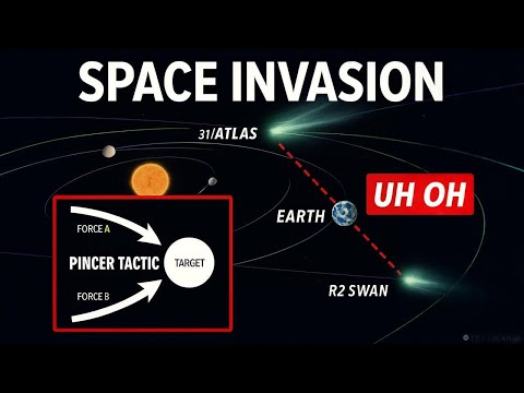 Comet R2 SWAN Develops Sunward Tail Like 3I/ATLAS — Surrounding Earth?